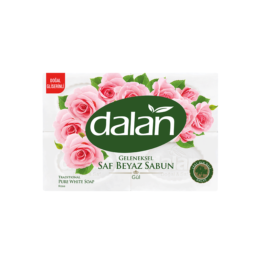 Dalan Traditional Pure White Bath Soap Rose