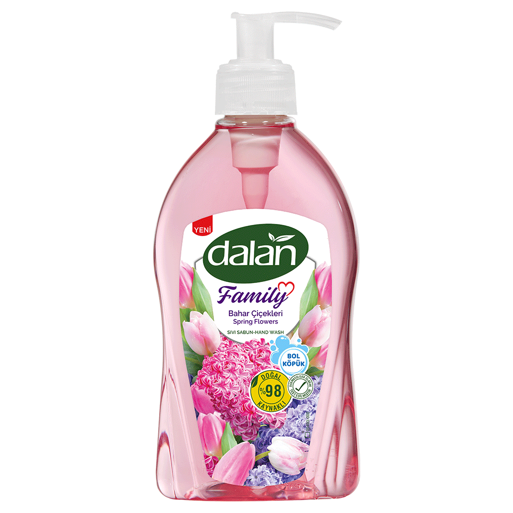 Dalan Family Spring Flowers Liquid Soap