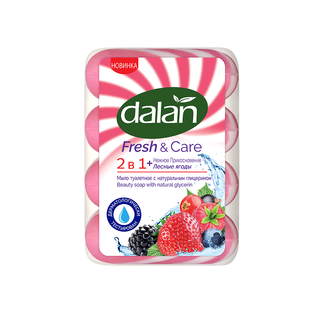 Dalan Fresh & Care 2 in 1 Forest Berries Natural Glycerin Beauty Soap