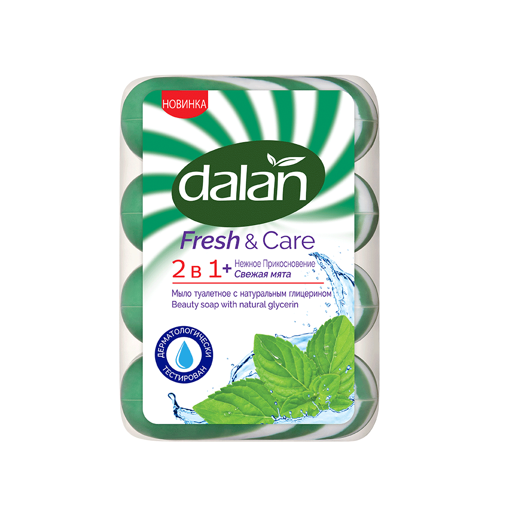 Dalan Fresh & Care 2 in 1 Fresh Mint Natural Glycerin Beauty Soap