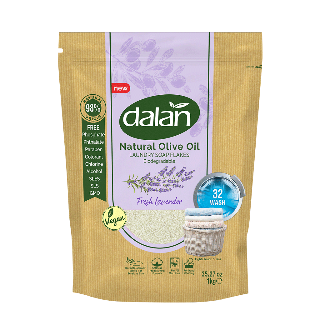 Dalan Olive Oil Natural Soap Granules – Lavander Breeze