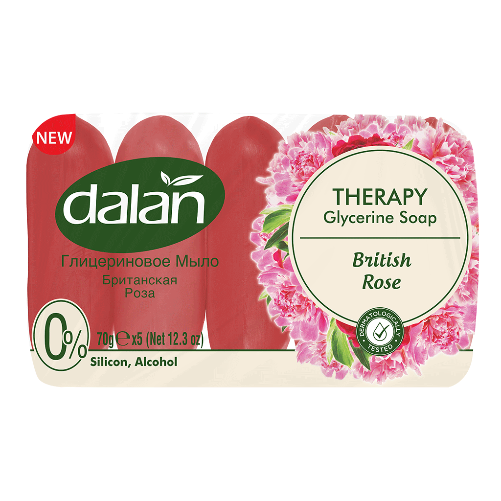 Therapy British Rose Glycerin Soap