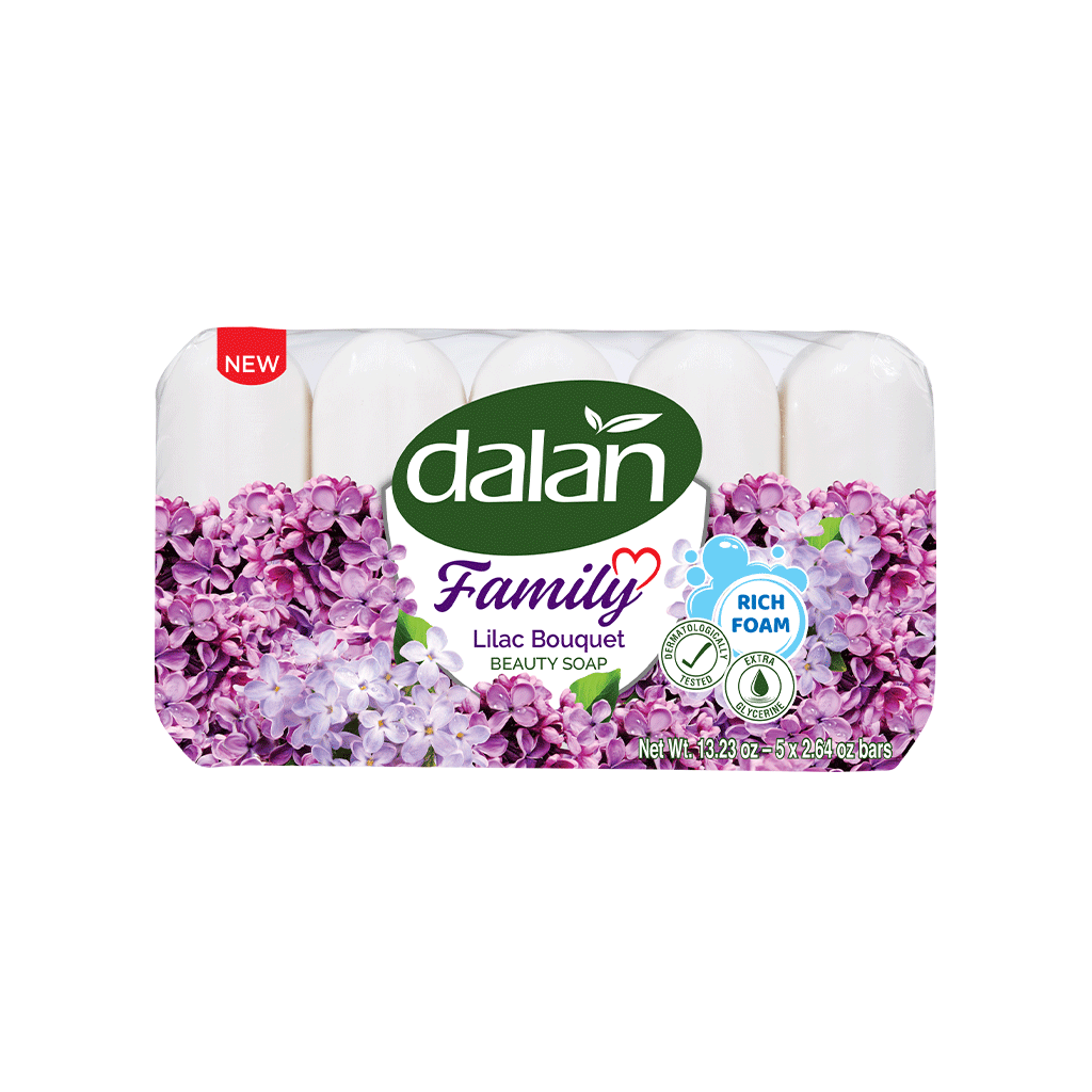 Dalan Family Lilac Bouquet Beauty Soap