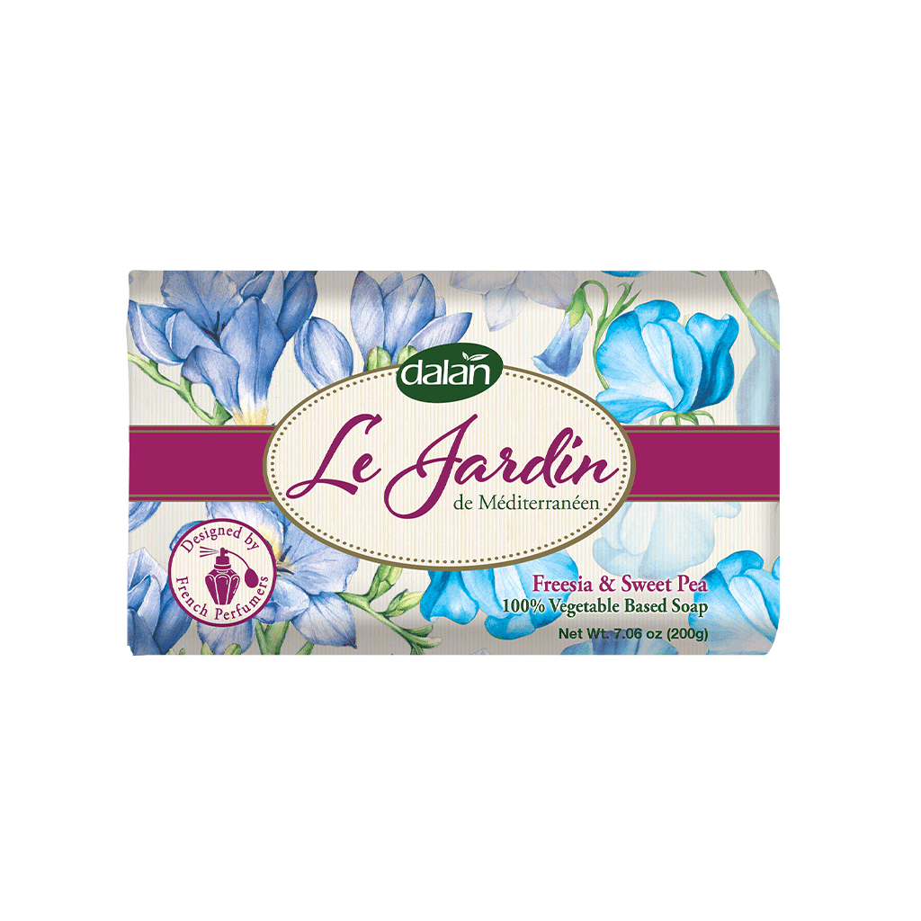 Dalan Le Jardin Freesia & Sweet Pea 100% Plant-Based Soap