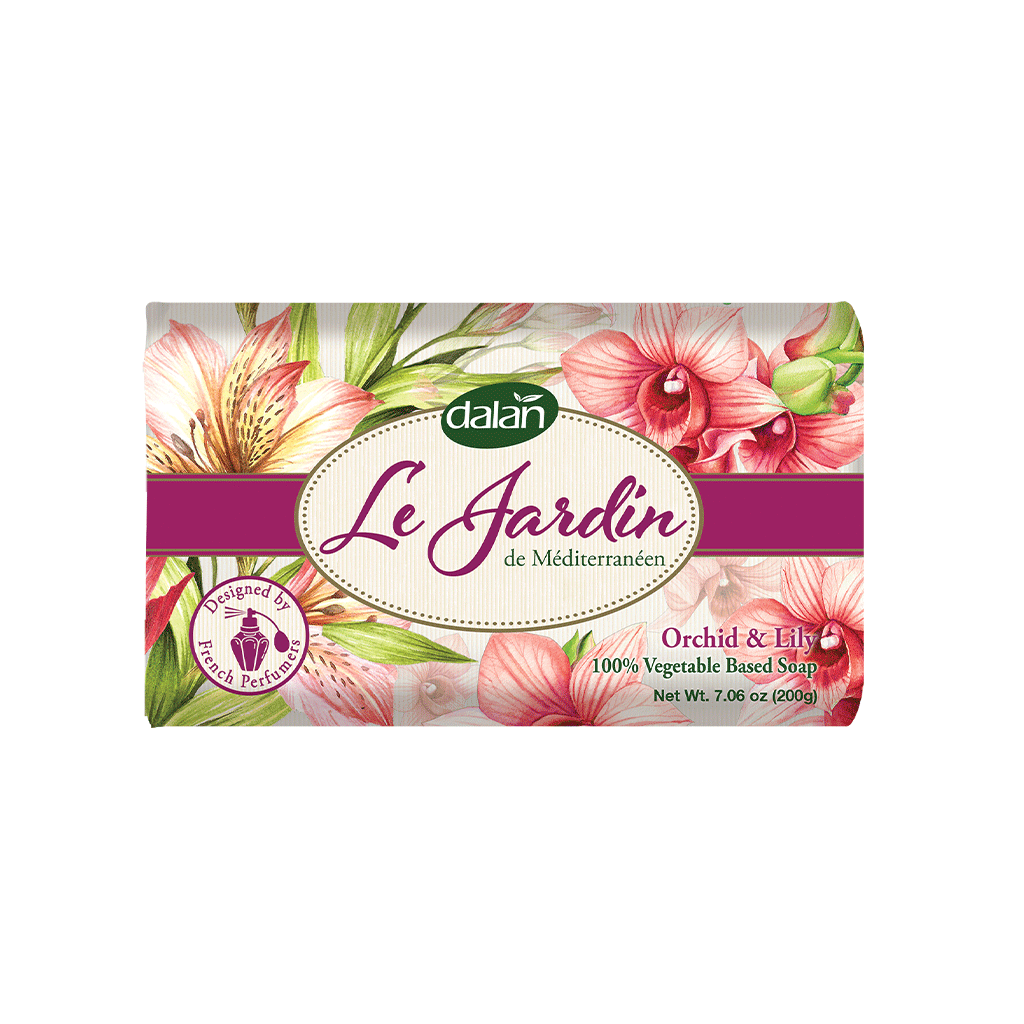 Dalan Le Jardin Orchid & Lily 100% Plant-Based Soap