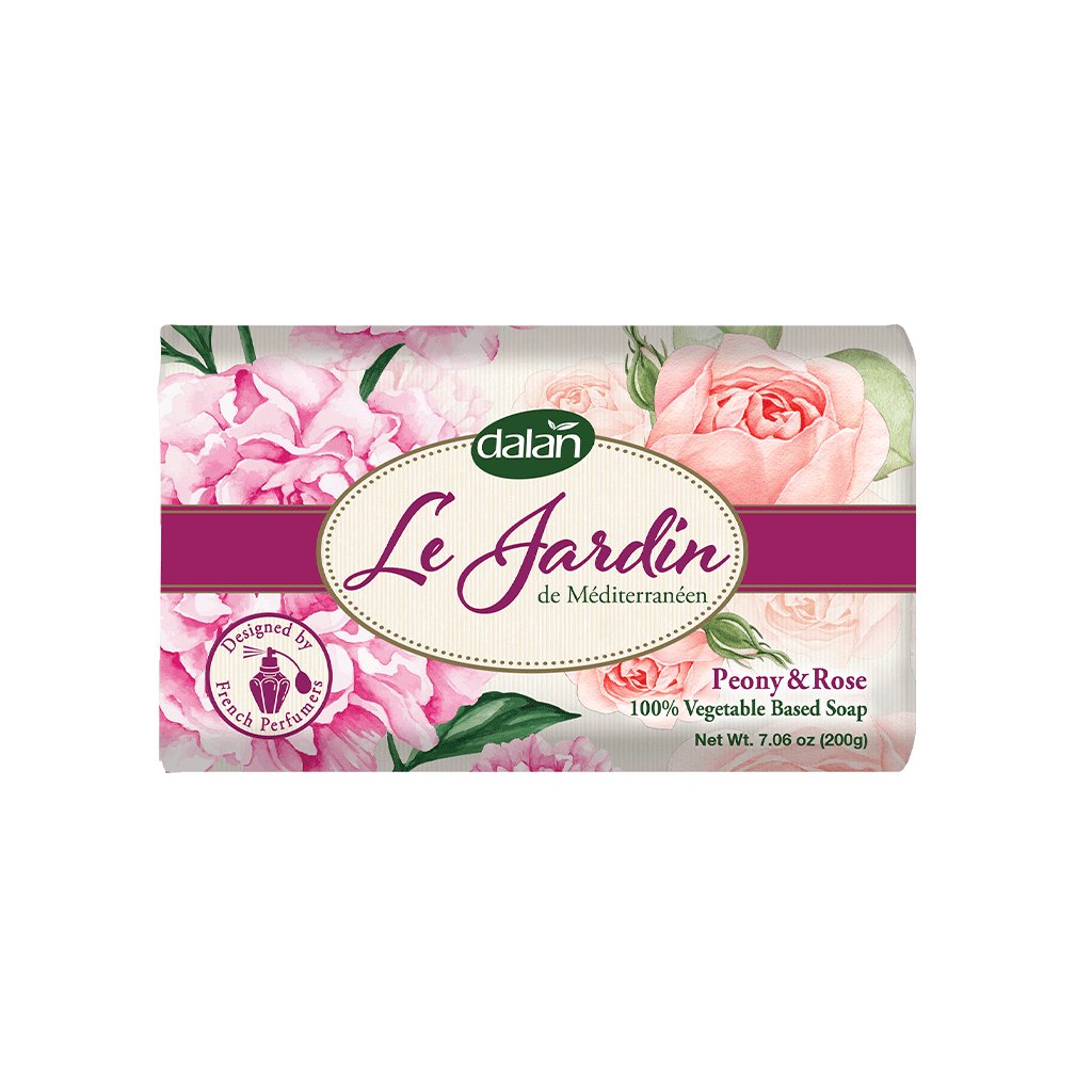 Dalan Le Jardin Peony & Rose 100% Plant-Based Soap